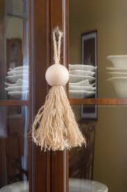 How To Make Wood Bead Furniture Tassels Tassels Tutorials Diy Tassel Wood Beads