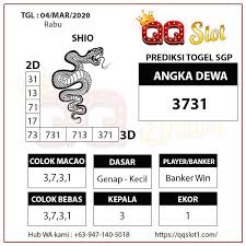 Prediksi Togel Singapore Singapura