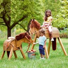 Holzpferd Jako O Klein Und Gross Holzpferd Holzpferd Garten Und Kinderspielplatz