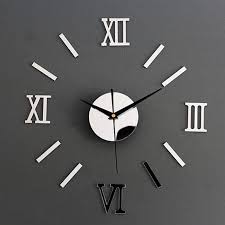 Wall Clock Pattern Luxury Large Diy 3d Decorative Wall Sticker Mirror Wall Clock Big Wall Clocks Wall Clock Sticker