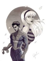 Spider Man And Gwen Stacy By Protokitty Deviantart Com On Deviantart Spiderman Art Marvel Spider Gwen Amazing Spiderman