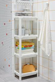 Vesken Regal Weiss 36x23x100 Cm Ikea Deutschland Regal Wc Regal Regal Weiss