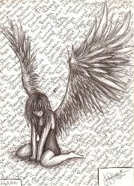 Fallen Angel By Syettaj On Deviantart Art Angel Drawing Drawings