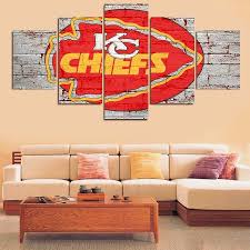 Kansas City Chiefs Canvas Wall Art Picture Home Decor Best Funny Store Kansas City Chiefs Craft Kansas City Chiefs Kansas City Chiefs Logo