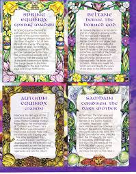 Wheel Of The Year Wheel Of The Year Earth S Fertility Deities 2 Of 2 Wiccan Sabbats Pagan Magick Book Of Shadows