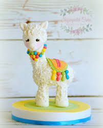Fondant Llama Cake Topper Animalitos En Porcelana Fria Munecos De Porcelana Fria Porcelana