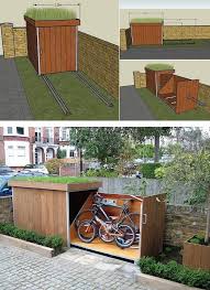 Homemade Bike Storage Ideas For Those Biking Lovers Who Live In A Tiny Flat Or Just Don T Have Enough Spa Aufbewahrung Garten Hintergarten Fahrrad Aufbewahrung