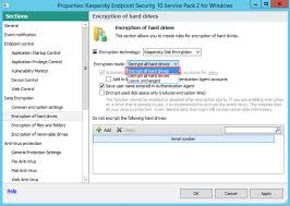 Hard Drive Encryption With Kaspersky Endpoint Security 10 For Windows