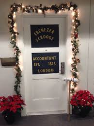 Scrooge A Christmas Carol Door Decorations Office Christmas Decorations Christmas Door Decorations Holiday Door Decorations