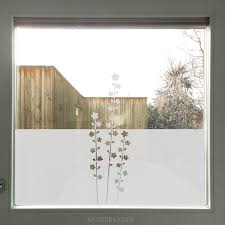 Milchglasfolie Fenster Mit Blumen Glasdekorfolie Sichtschutz Floral Fensterfolie Sichtschutz Sichtschutz Fenster Sichtschutz Fenster Innen