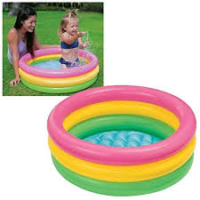Intex Sunset Glow Baby Pool Now 13 79 Was 29 99 In 2020 Baby Pool Inflatable Baby Pool Kids Bath Tub