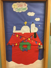 Charlie Brown Door Decoration Peanut Snoopy Ideas Cute Funny Doo Christmas Classroom Door Christmas Door Decorations Door Decorations Classroom Christmas