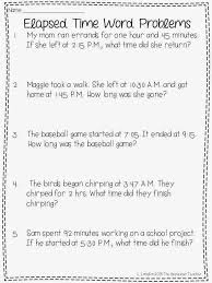 Tips For Teaching Elapsed Time And A Freebie Elapsed Time Worksheets Time Worksheets Math Time