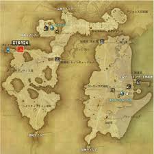 Ff14 トレジャーハントmap G4地図座標 新生ff１４攻略情報 エオルゼアガイド