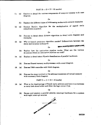 Architecture of computer system can be considered as a catalog of tools available for any operator using the system, while organization will be the way the system is structured so that all those download b tech (cs) study material. Cs6303 Computer Architecture Nov Dec 2016 Recent Question Paper