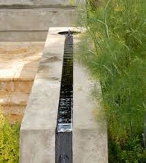 Rill Water Feature Concrete Gardens Water Feature Wall Water Features In The Garden Modern Water Feature