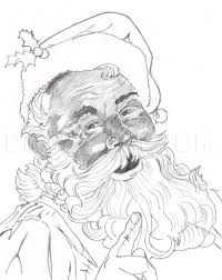 How To Draw A Realistic Santa Santa Claus Step By Step Drawing Guide By Catlucker Dragoart Com In 2021 Drawing Superheroes Santa Paintings Christmas Paintings
