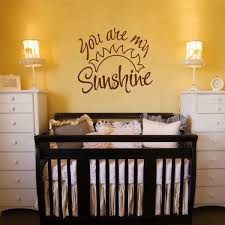 You Are My Sunshine Childrens Wall Sticker Ideas Baby Girls Nursery Baby Boy Nurseries Baby Nursery