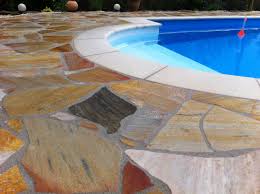 Desjoyaux Pool Von Rheingrun Mit Polygonaler Santome Terrasse Schwimmbad Bauen Pool Poolbau