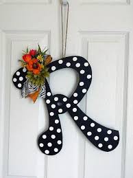Wooden Letters For Door Decorations Wall Letters Monograms Letter A Crafts Door Decorations Crafts