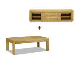 Vente de meubles chambres à coucher et elements livraison à domicile toute. Pack Meuble Tv Table Basse Symphonie Chene Huile