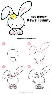 Drawing Ideas Easy Step By Step Kids Art Projects 42 Ideas Cute Easy Drawings Bunny Drawing Easy Art For Kids