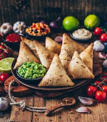 Vegan Burrito Samosas With Guacamole Cashew Dip Bianca Zapatka Recipes Recipe Vegan Burrito Food Mexican Food Recipes