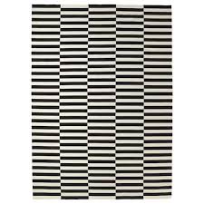 Stockholm Rug Flatwoven Black Stripe Handmade Stripe Off White Black Off White 8 2 X11 6 Ikea Flatwoven Ikea Stockholm Rug Ikea Stockholm
