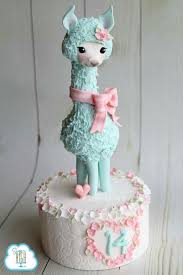 Llama Cake Topper Animal Cakes Birthday Cake Kids Cake
