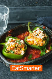 Paprika Mit Ananasreis Gefullt Rezept In 2020 Rezepte Gesunde Vegetarische Rezepte Ofengemuse Rezept