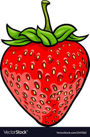 Cartoon Illustration Of Strawberry Fruit Food Object Download A Free Preview Or High Quality Adobe Illustrator A Fruit Cartoon Strawberry Fruit Fruits Drawing