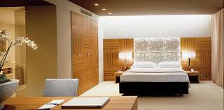 Hotel Design Modern Interior Hotel With Wooden Panel Wall Hotel Furniture Restoration Can Increase Sales Va Hotel Interiors Hotel Furniture Hotel Room Design