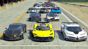 Koenigsegg Tornado Concept Vs Bugatti Hypercars Drag Race 20 Km Youtube