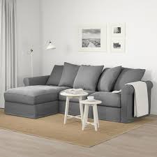 Gronlid Sofa With Chaise Ljungen Medium Gray Ikea 3er Sofa Sofa Recamiere