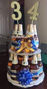 Beercake Formen Modelocake Modelobeercake 34 Centerpiece Decoraction Beer Birthday Beercakesforme Beer Party Decorations Beer Birthday Beer Party