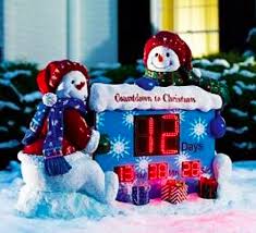 Sky Mall Christmas Countdown Snowman Png 543 495 Christmas Countdown Outdoor Christmas Decorations Countdown Clock