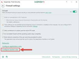 How To Use Firewall In Kaspersky Total Security 2018