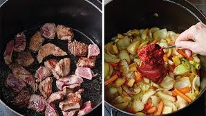 Staub Rezept Rinderragout Rezepte Lebensmittel Essen Essen