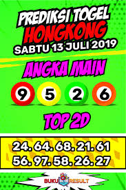 Prediksi Hk Sabtu 13 Juli 2019