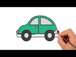 How To Draw Toy Car Cute Art For Kids Car Drawing Kids Car Drawings Cute Cars