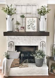 My Pottery Barn Shelf Mantel Hack Bless This Nest Farm House Living Room Pottery Barn Shelves Fireplace Mantel Decor