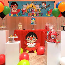 Ryan S World Birthday Banner Ryan S Toy Review Birthday Banner Ryan S World Party Supplies Ryan S World Decorations Digital File Ryan Toys Birthday Banner Bday Party Theme