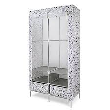 Finether Faltschrank Stoffschrank Textilschrank Faltkleiderschrank Stoffkleiderschrank Textilkleiderschrank Faltbarer Kleiderschrank Garderobe Schrank Schrank
