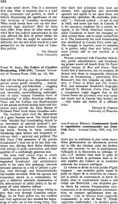 Frank W Peers The Politics Of Canadian Broadcasting 1920 1951 Toronto University Of Toronto Press 1969 Pp Viii 466 Canadian Journal Of Political Science Revue Canadienne De Science Politique Cambridge Core