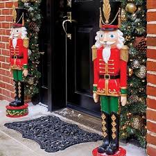 Want The Pair Toy Soldier Christmas Entryway 36 Large Outdoor Yard Nutcracker S Nutcracker Christmas Decorations Christmas Toy Soldiers Christmas Soldiers