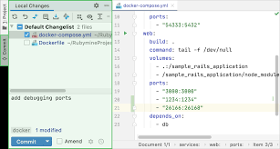 変更をコミットして Git リポジトリにプッシュする Rubymine
