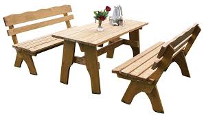 Garnitur 3tlg Gartenmobel Set Kiefer 2banke Tisch Bank Holzgarnitur Garten Garten Holz Bank Tisch Gartenbank Mobel Garten Gartenmobel Gartentisch Tisch
