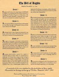 The Bill Of Rights Bill Of Rights America Politics