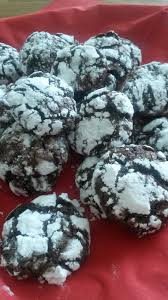 Knusper Schoko Platzchen Rezept Crinkle Cookies Schoko Lebensmittel Essen