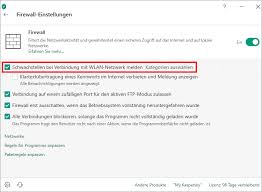 Aktivieren Oder Deaktivieren Von Benachrichtigungen Uber Schwachstellen In Wlans In Kaspersky Internet Security 19